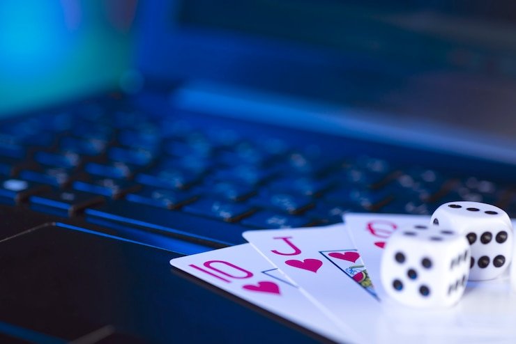 Antarmuka permainan Texas Hold'em Bonus di superjp88 menampilkan meja dealer dengan kartu dan area taruhan